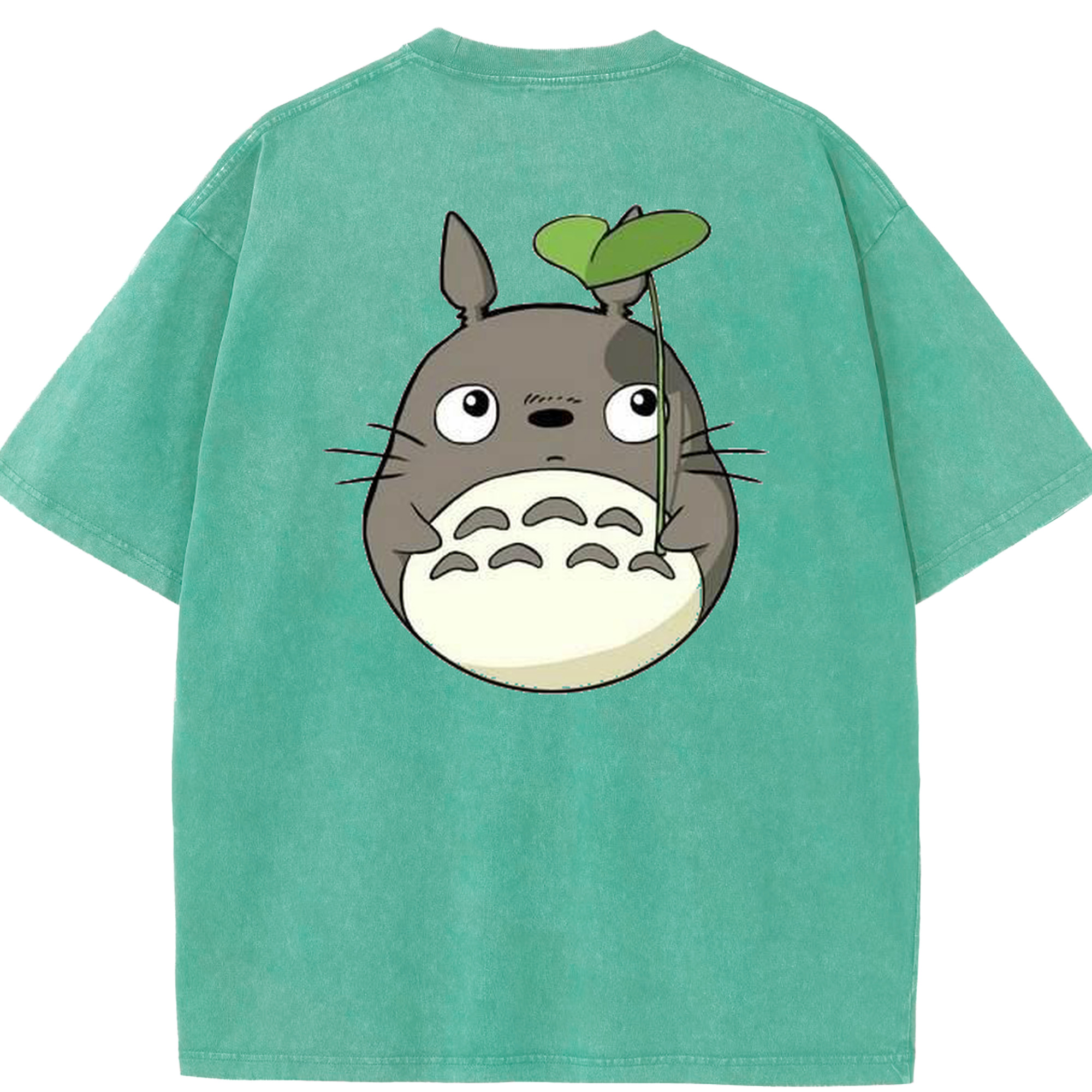 （画像用） となりのトトロ 草壁メイ 草壁サツキ My Neighbor Totoro Satsuki Kusakabe Mei Kusakabe 綿100% ヴィンテージ風 半袖Tシャツ（背面プリント）